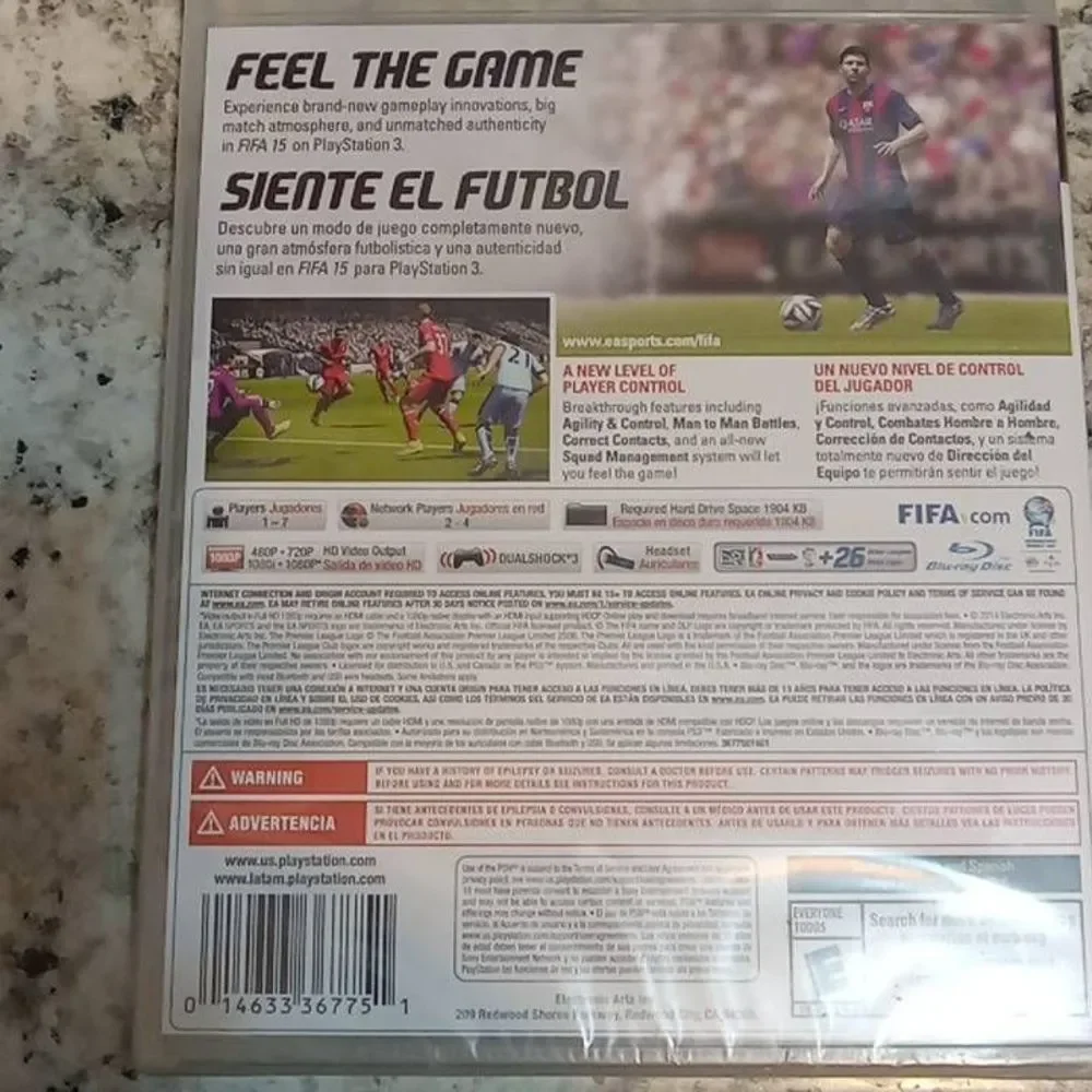 PS3 FIFA 2015 Soccer Video‎ Game New Sealed
